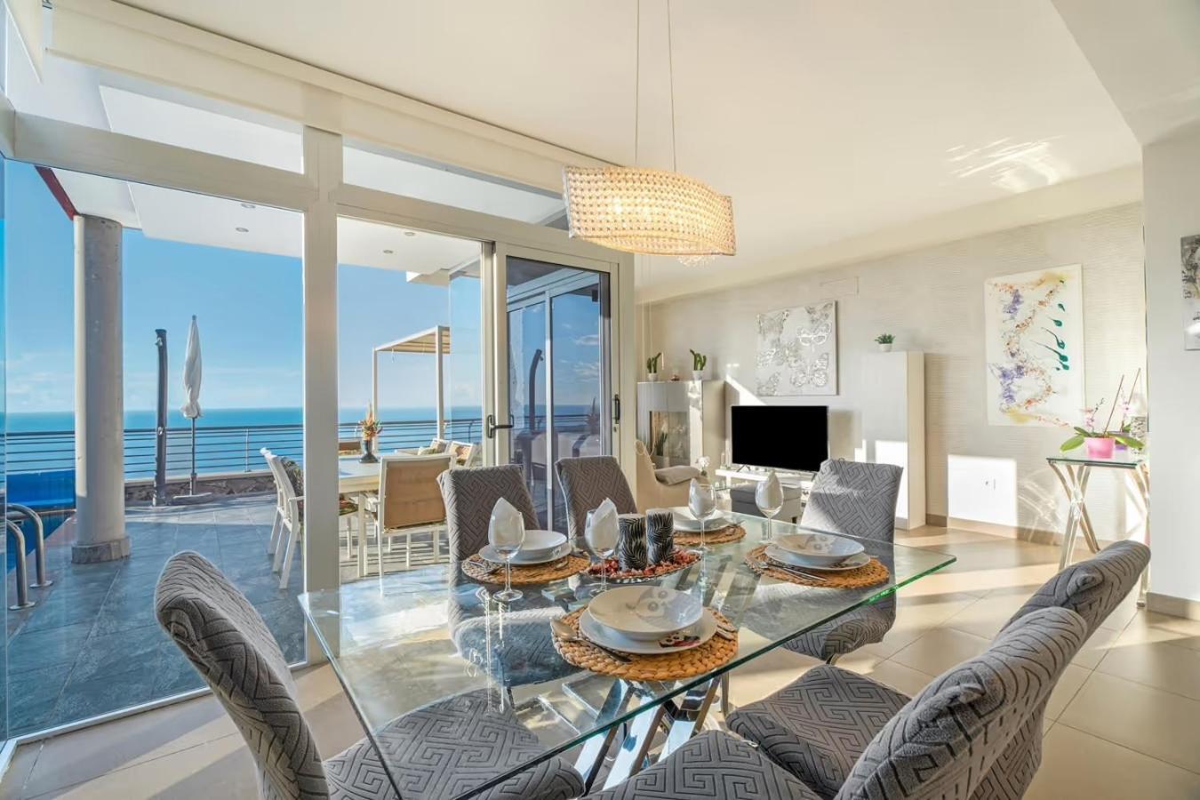 Villa Golden Horizon Con Piscina Privada Climatizada Santa Úrsula Exteriör bild